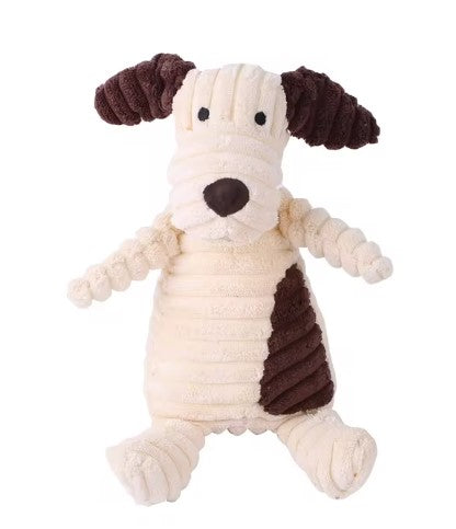 Plush Dog Toy Animals Bite Resistant Squeaky Toys Chew Guard