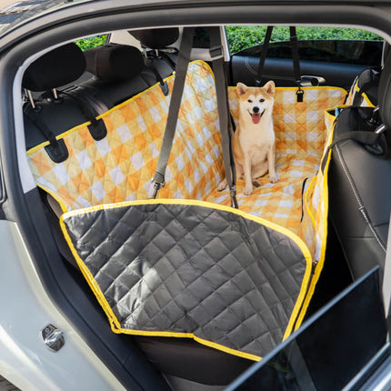 Cationic Fabric Waterproof Scratch Resistant Dog Car Seat Cover