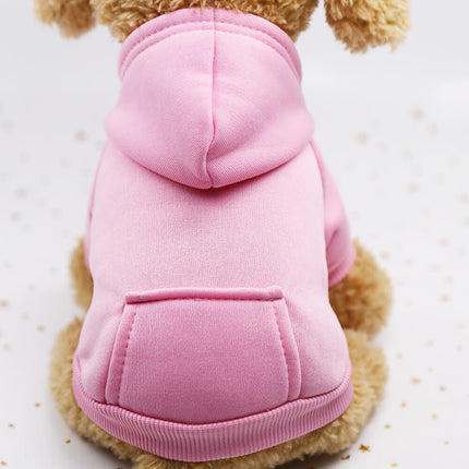 Autumn and Winter Pocket Sweatshirt Double Legs Sports Style Multicolor Pet Dog Clothes