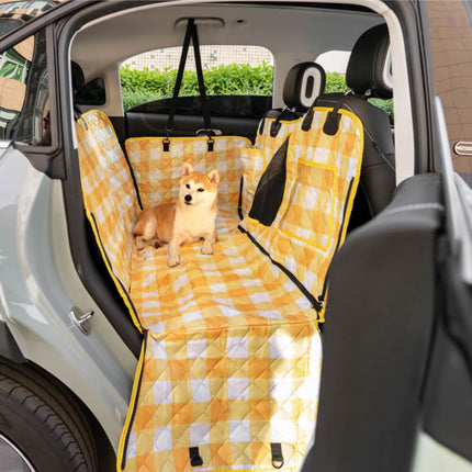 Cationic Fabric Waterproof Scratch Resistant Dog Car Seat Cover