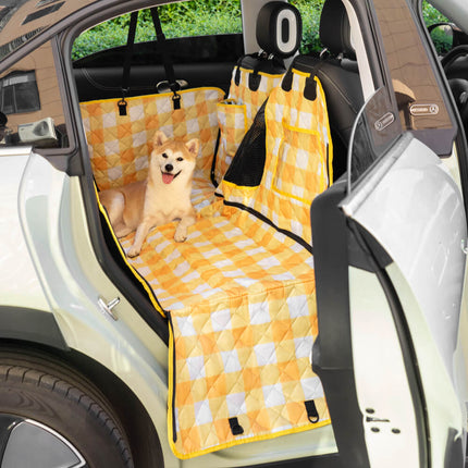 Cationic Fabric Waterproof Scratch Resistant Dog Car Seat Cover