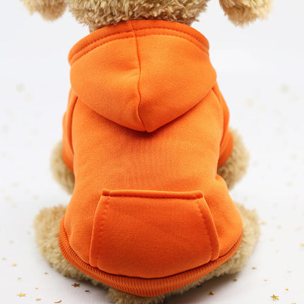 Autumn and Winter Pocket Sweatshirt Double Legs Sports Style Multicolor Pet Dog Clothes