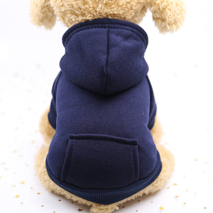 Autumn and Winter Pocket Sweatshirt Double Legs Sports Style Multicolor Pet Dog Clothes