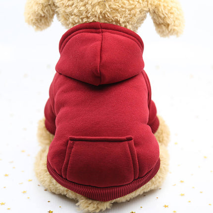 Autumn and Winter Pocket Sweatshirt Double Legs Sports Style Multicolor Pet Dog Clothes