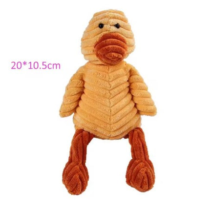 Plush Dog Toy Animals Bite Resistant Squeaky Toys Chew Guard