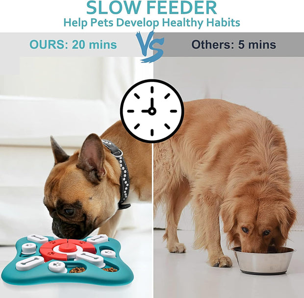 <h3>Enrich Their Playtime</h3><p>Incorporating this slow feeder toy into your pet's routine not only enhances their playtime but also encourages healthy eating habits. By slowing down their eating with interactive play, you can help prevent issues like bloating or overeating, promoting better digestion and overall health.</p>