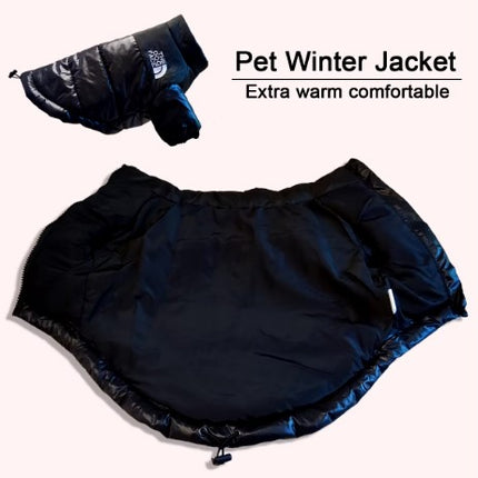 THE DOGFACE™ Winter Pet Dog Clothes Warm Windproof Jacket with Reflective Coat for Small and Medium sized Dogs