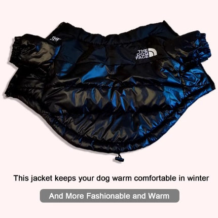 THE DOGFACE™ Winter Pet Dog Clothes Warm Windproof Jacket with Reflective Coat for Small and Medium sized Dogs