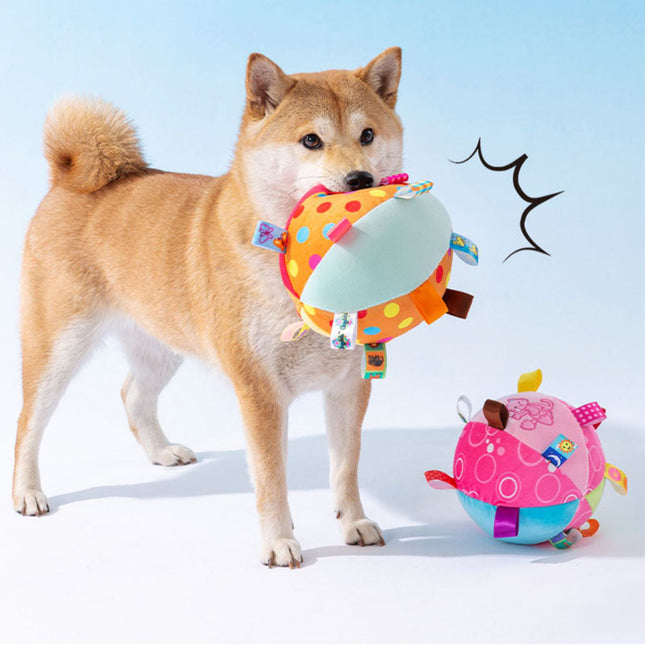 Cute Embroidered Squeaky Dog Toys