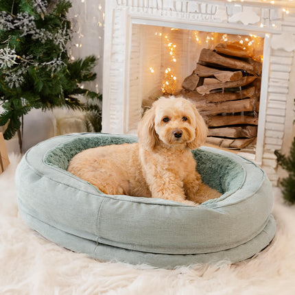 Deep Sleep Human Donut Dog Bed