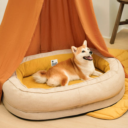 Deep Sleep Human Donut Dog Bed