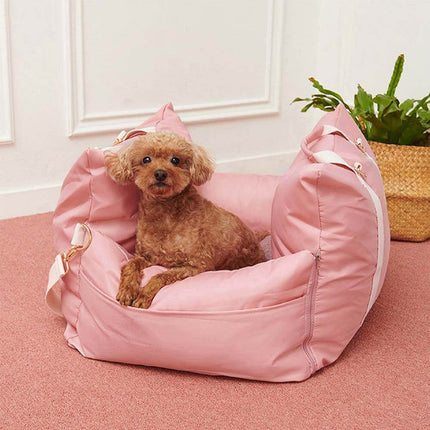 Waterproof Dog Car Seat Bed - First Class