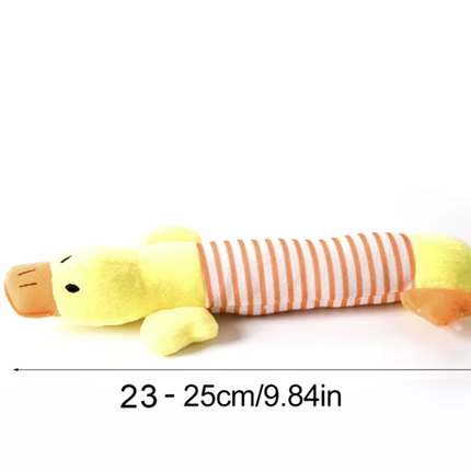 Funny Simulated Animal No Stuffing Dog Toy with Squeakers