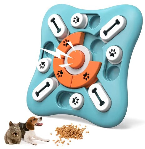 Interactive Dog Puzzle & Treat Dispenser for IQ Training & Brain Stimulation 🐶