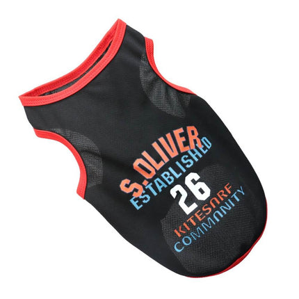 Sporty Basketball Jersey for Dogs - Athletic Pet Apparel