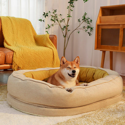 Deep Sleep Human Donut Dog Bed