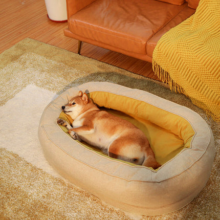 Deep Sleep Human Donut Dog Bed