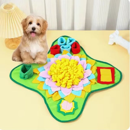 Pet Sniffing Training Mat Dog Intelligence Training Food Storage Blanket Slow Feeding Mat Pet Toy