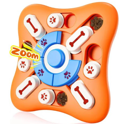 Interactive Dog Puzzle & Treat Dispenser for IQ Training & Brain Stimulation 🐶